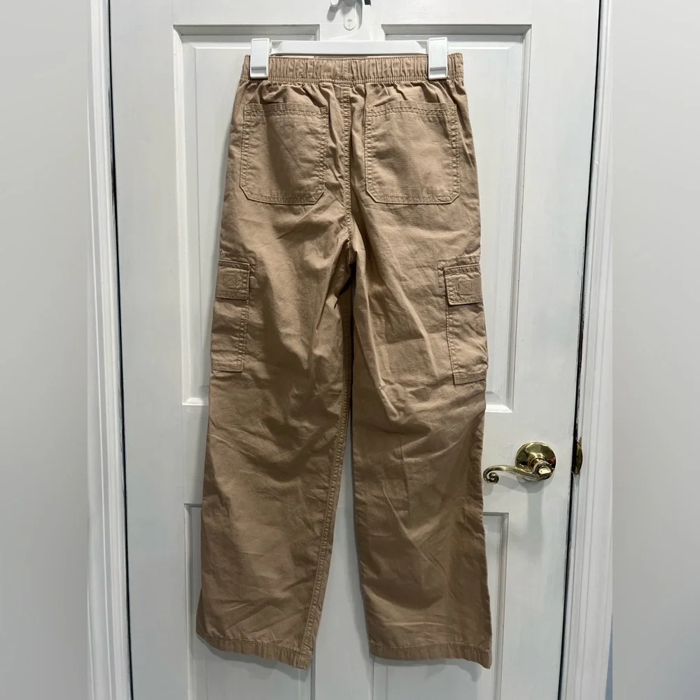 CHILDREN'S PLACE NWT Ripstop Baggy Loose Fit Mid Rise Pull On Cargo Pants Sz 14